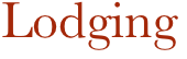Lodging